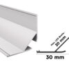 Weißes Aluminium Eckprofil Nesse