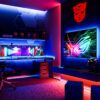 Lichtpaket Gaming Room | Tisch - Monitor - Fußleisten