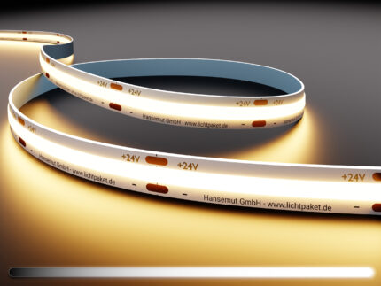 COB LED-Streifen - 480 LEDs/m - warmweiß 2700K - dimmbar 24V – STUTTGART