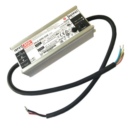 Meanwell LED Netzteil 60 Watt 24V DC IP65 Trafo - Typ A