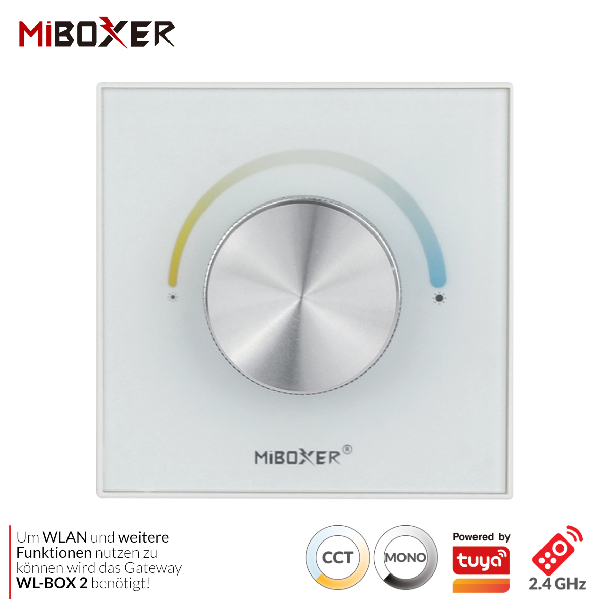 Wandschalter | MONO / CCT | 2,4 GHz | Miboxer | P0