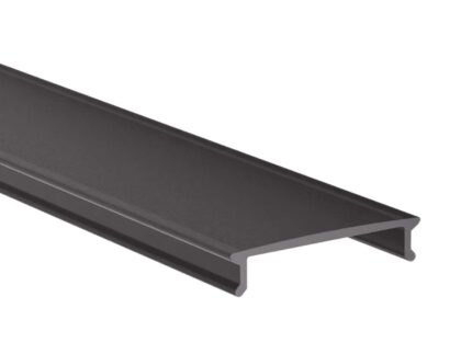 Schwarze Abdeckung für das Aluprofil Bille