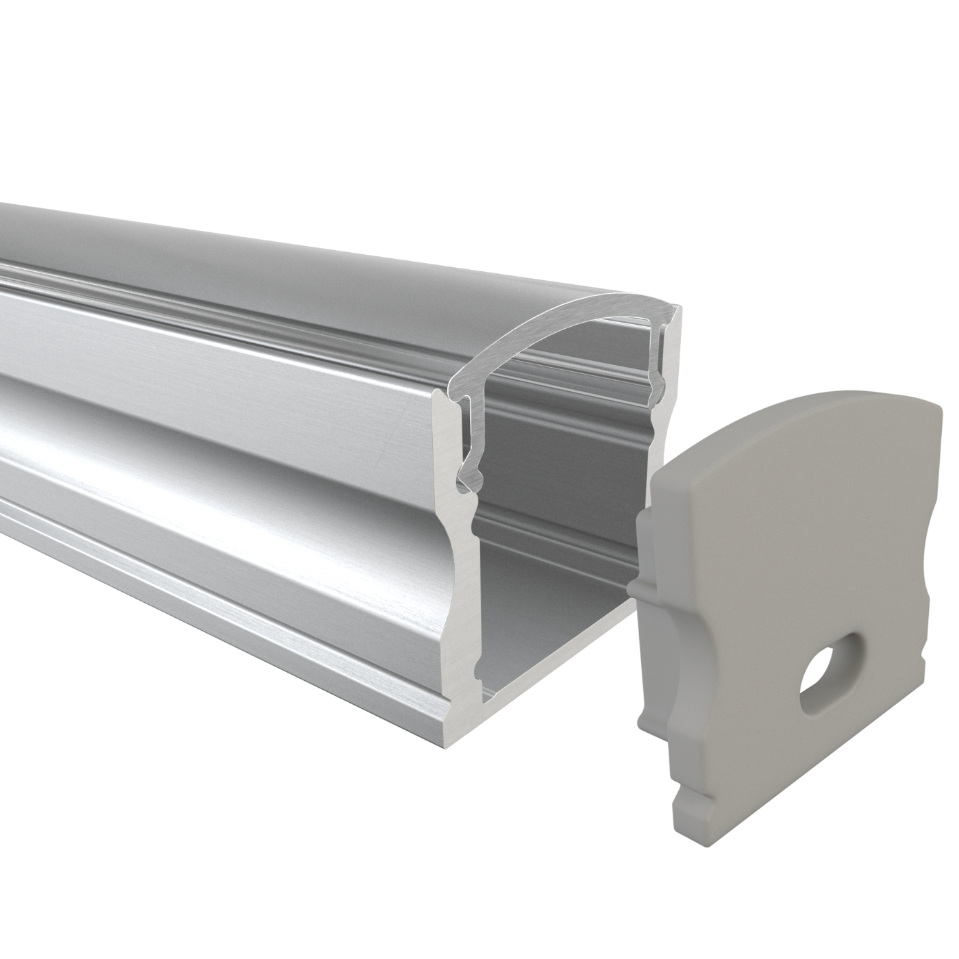 LED Alu Profile Aufputzprofil AGR / U-Profil für 12 mm LED-Streifen - DONAU – Bild 7