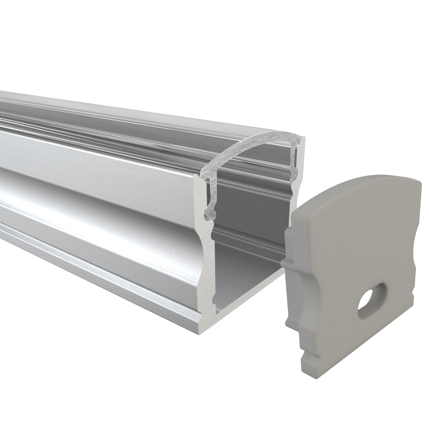 LED Alu Profile Aufputzprofil AGR / U-Profil für 12 mm LED-Streifen - DONAU – Bild 9