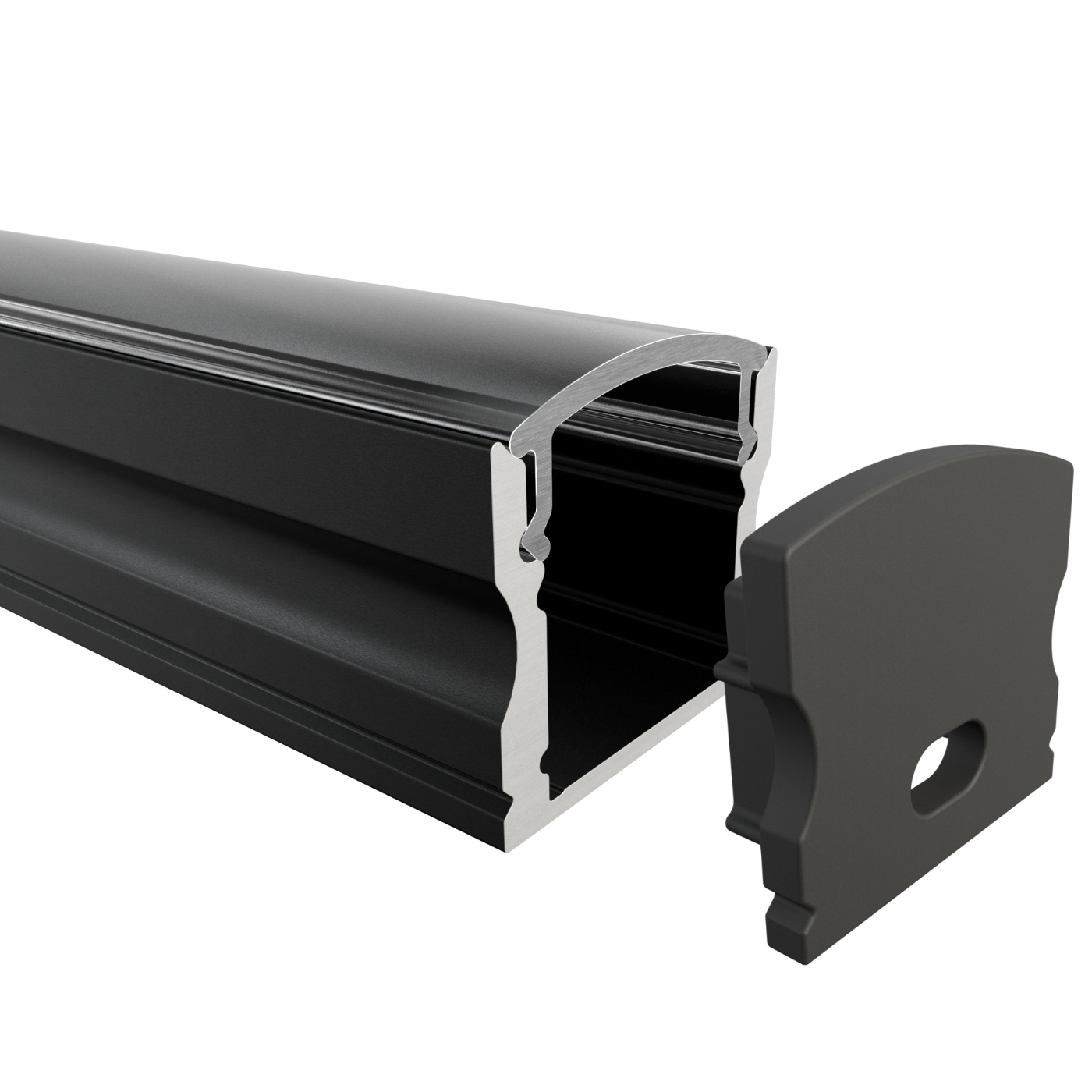 LED Alu Profile Aufputzprofil AGR / U-Profil für 12 mm LED-Streifen - DONAU – Bild 23