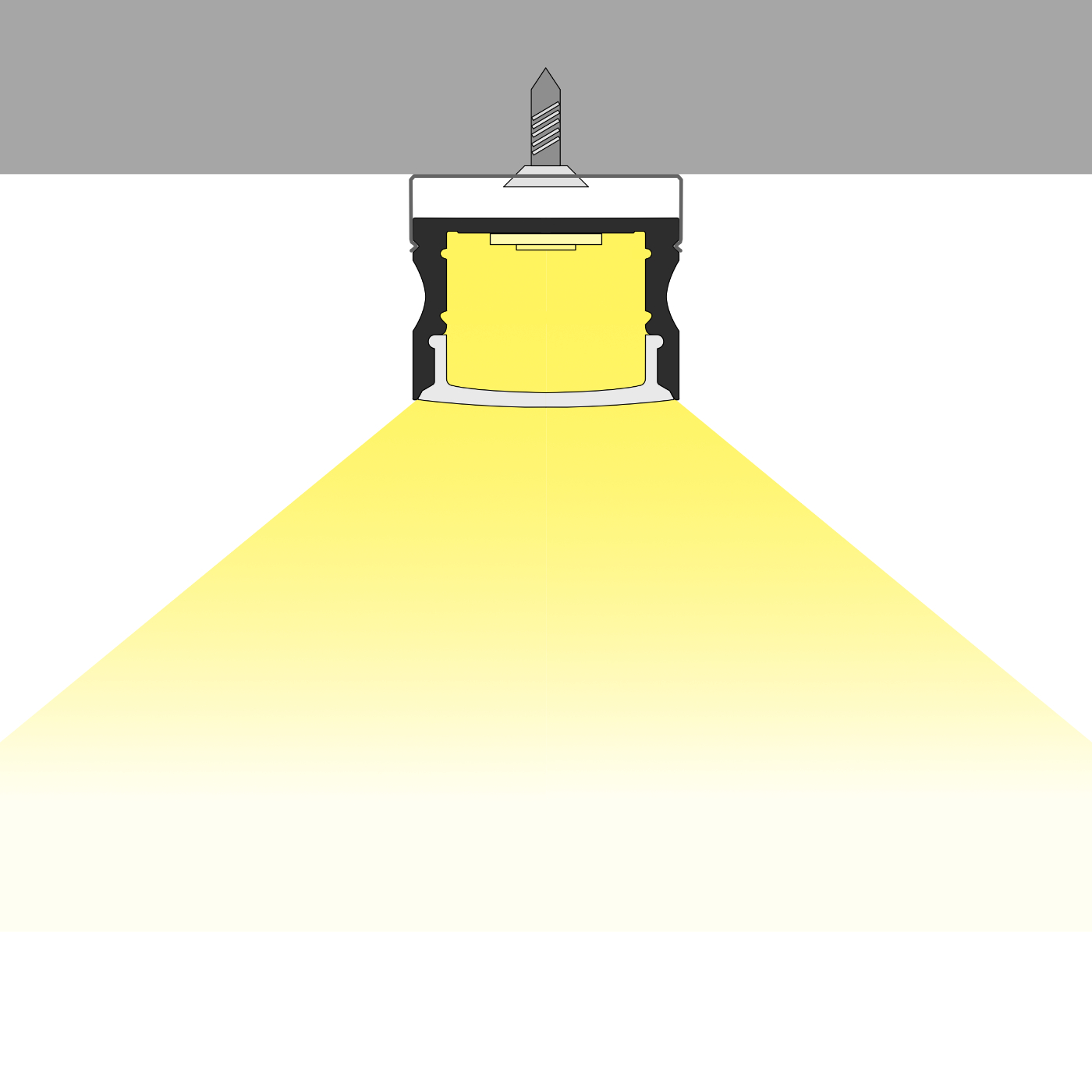 LED Alu Profile Aufputzprofil AGR / U-Profil für 12 mm LED-Streifen - DONAU – Bild 49