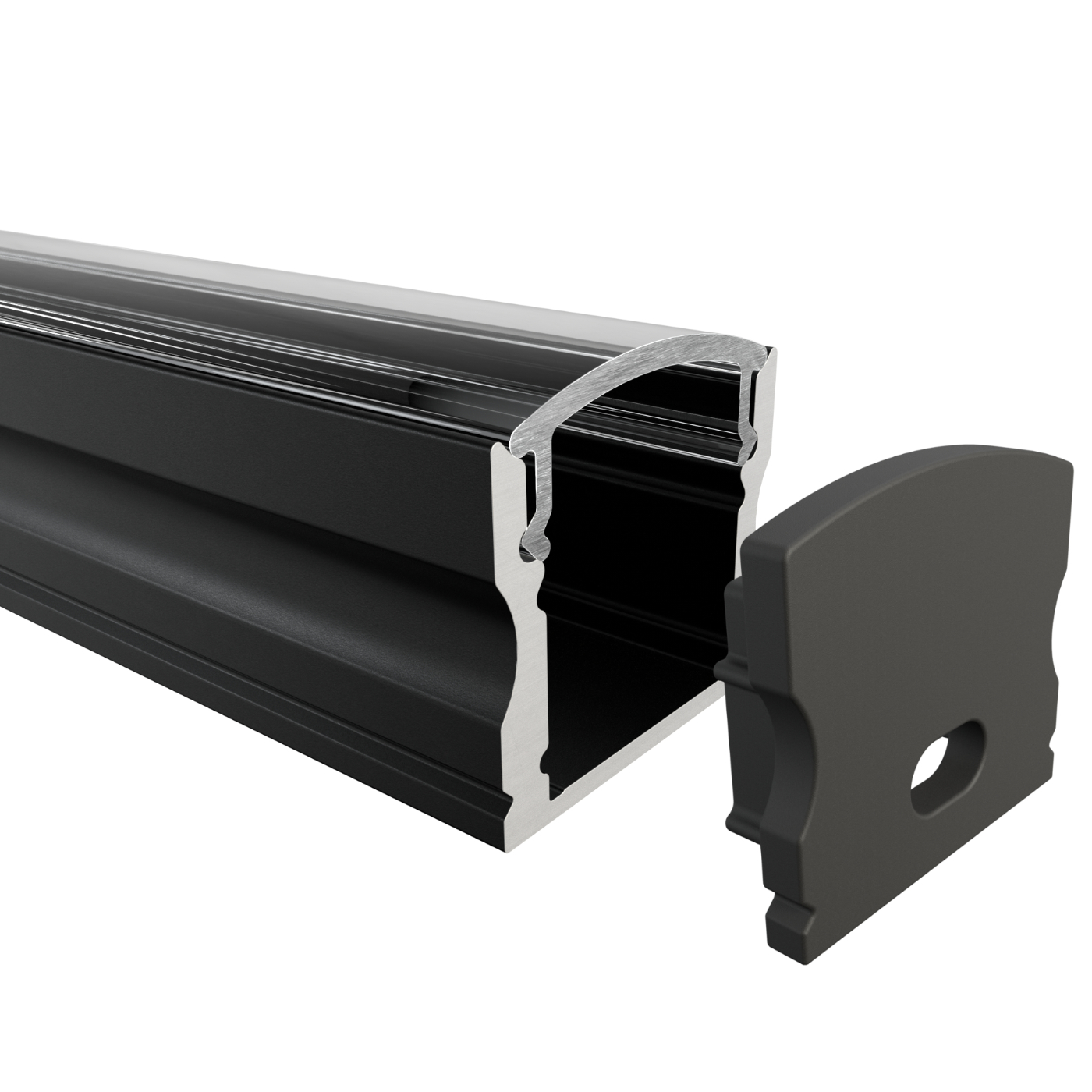 LED Alu Profile Aufputzprofil AGR / U-Profil für 12 mm LED-Streifen - DONAU – Bild 25