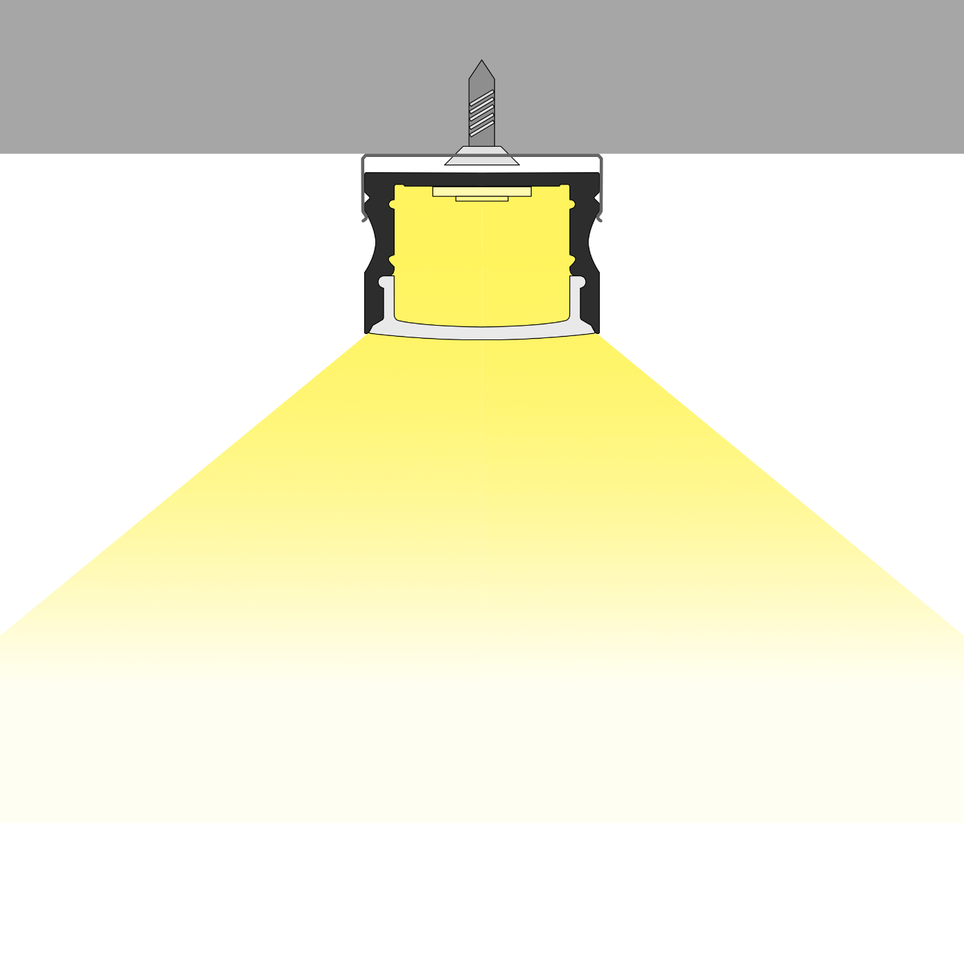 LED Alu Profile Aufputzprofil AGR / U-Profil für 12 mm LED-Streifen - DONAU – Bild 50