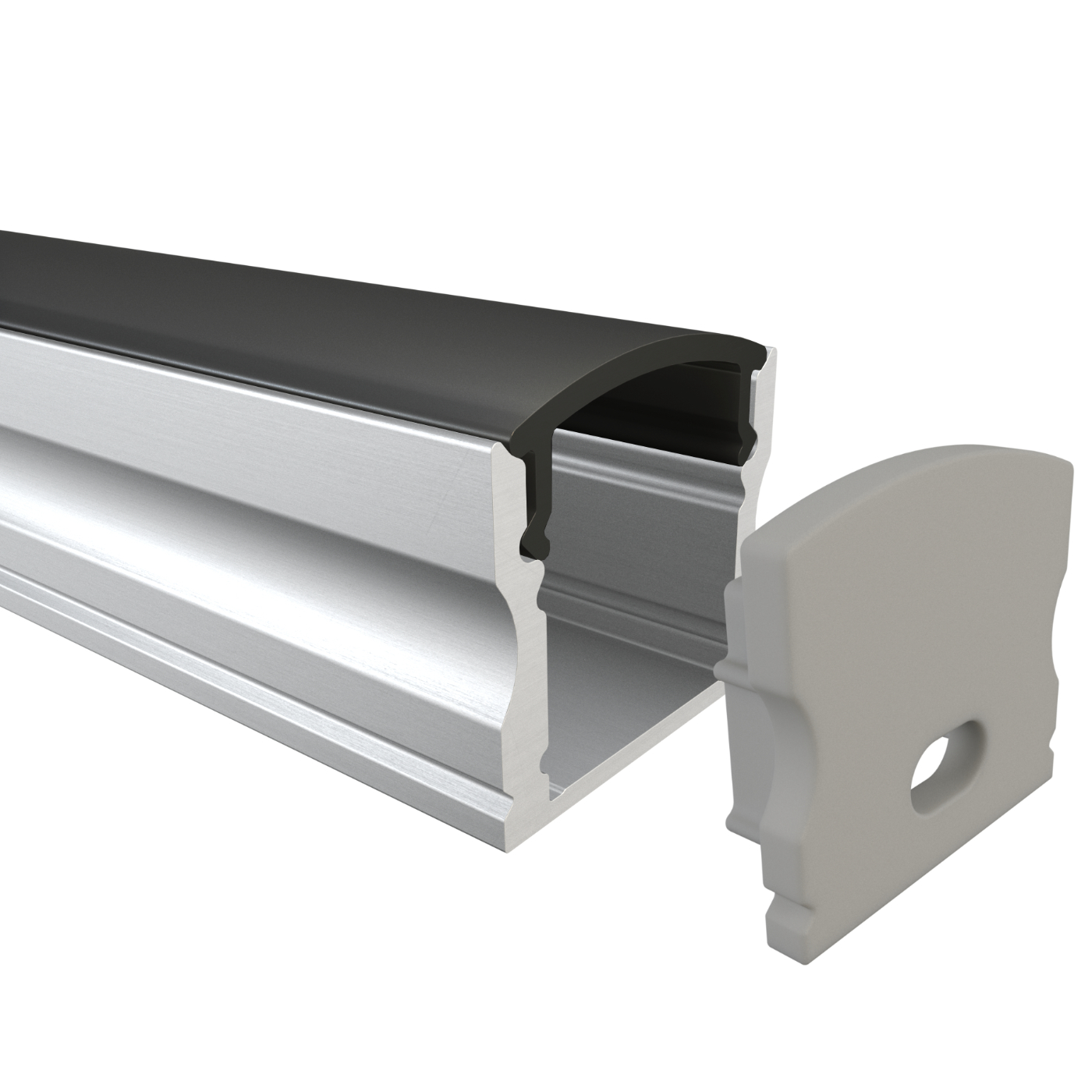 LED Alu Profile Aufputzprofil AGR / U-Profil für 12 mm LED-Streifen - DONAU – Bild 3