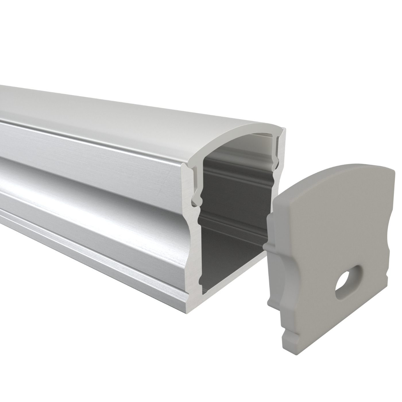 LED Alu Profile Aufputzprofil AGR / U-Profil für 12 mm LED-Streifen - DONAU – Bild 5