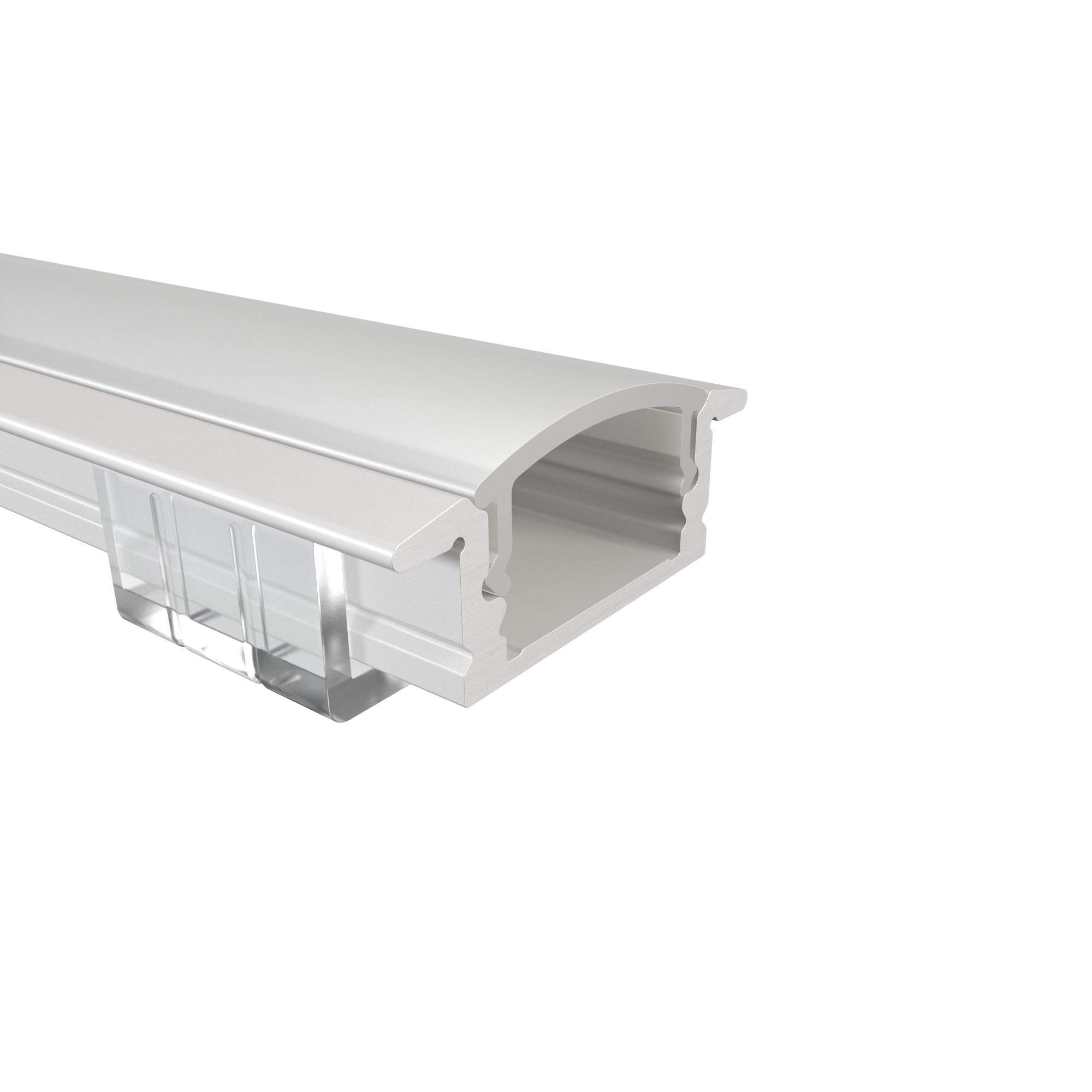 LED Alu Profile Einbauprofil / Flügel-Profil für 12 mm LED-Streifen - RHEIN – Bild 11
