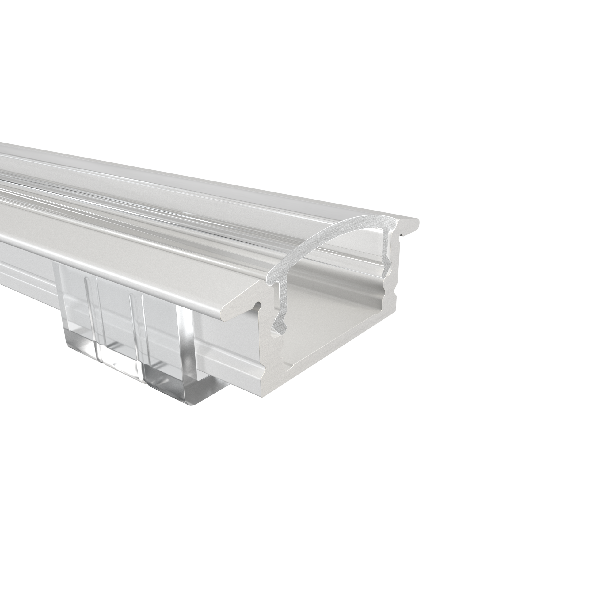 LED Alu Profile Einbauprofil / Flügel-Profil für 12 mm LED-Streifen - RHEIN – Bild 12