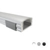 ELBE LED Alu Profile Aufputzprofil AKL / U-Profil für 12 mm LED-Streifen