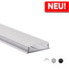 LED Alu Profile Aufputzprofil / U-Profil für 16 mm LED-Streifen - LEINE