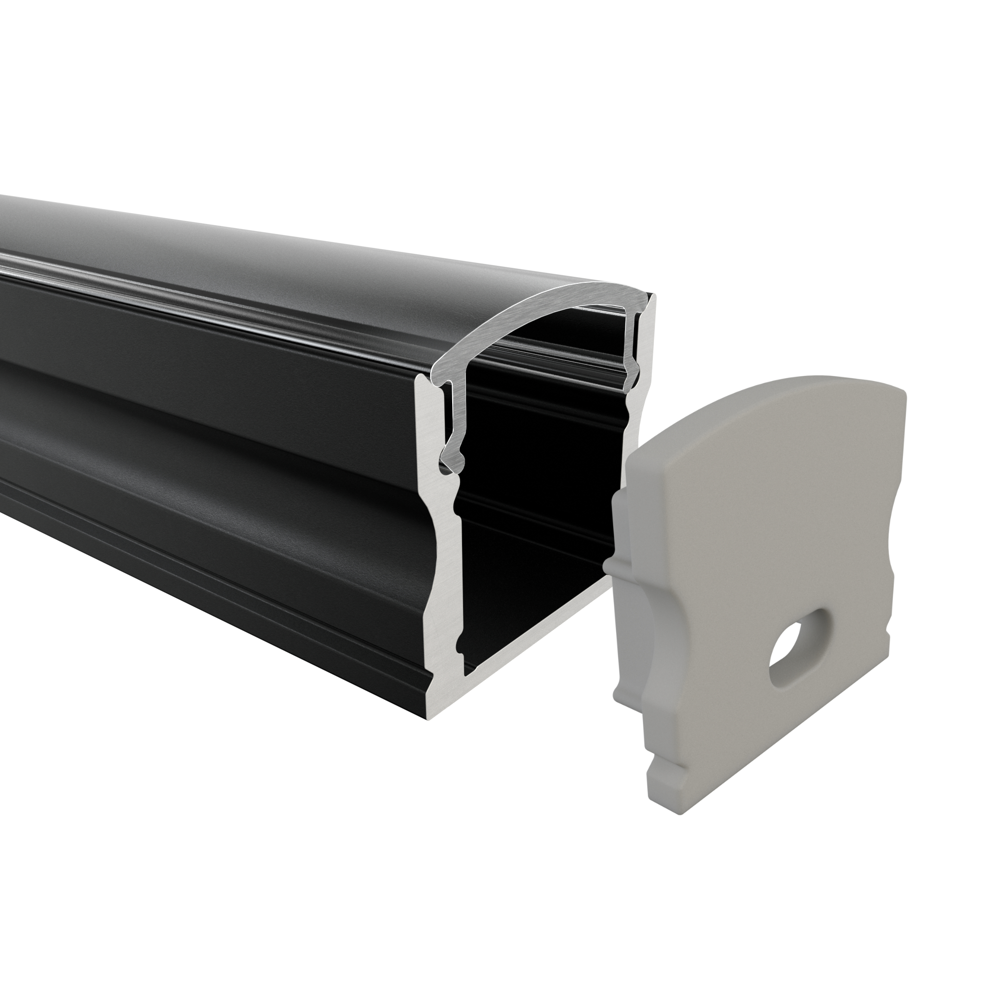 LED Alu Profile Aufputzprofil AGR / U-Profil für 12 mm LED-Streifen - DONAU – Bild 36