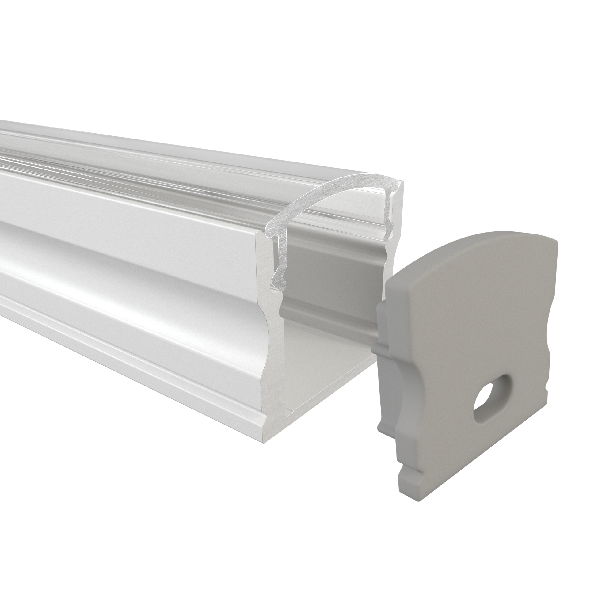 LED Alu Profile Aufputzprofil AGR / U-Profil für 12 mm LED-Streifen - DONAU – Bild 40