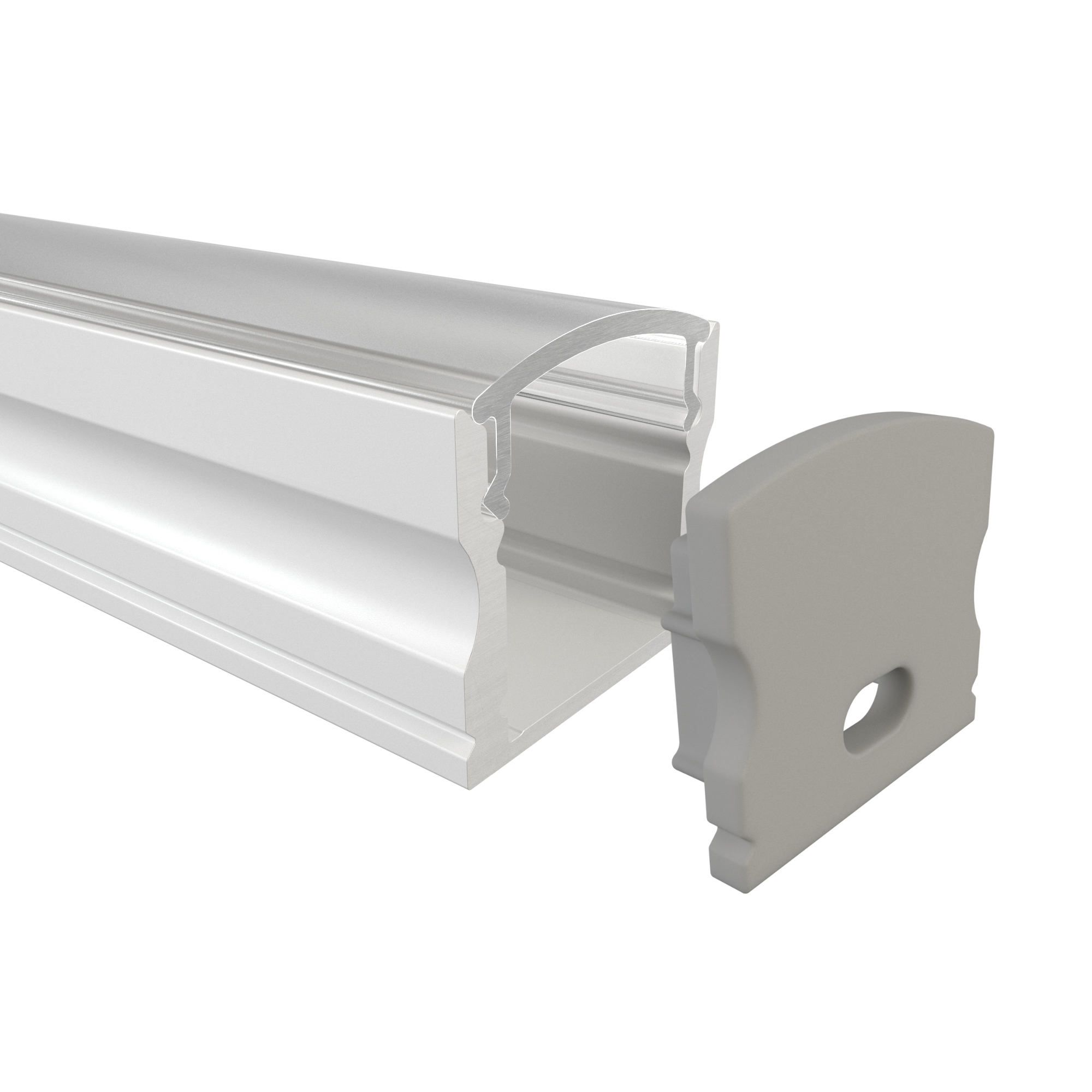 LED Alu Profile Aufputzprofil AGR / U-Profil für 12 mm LED-Streifen - DONAU – Bild 42