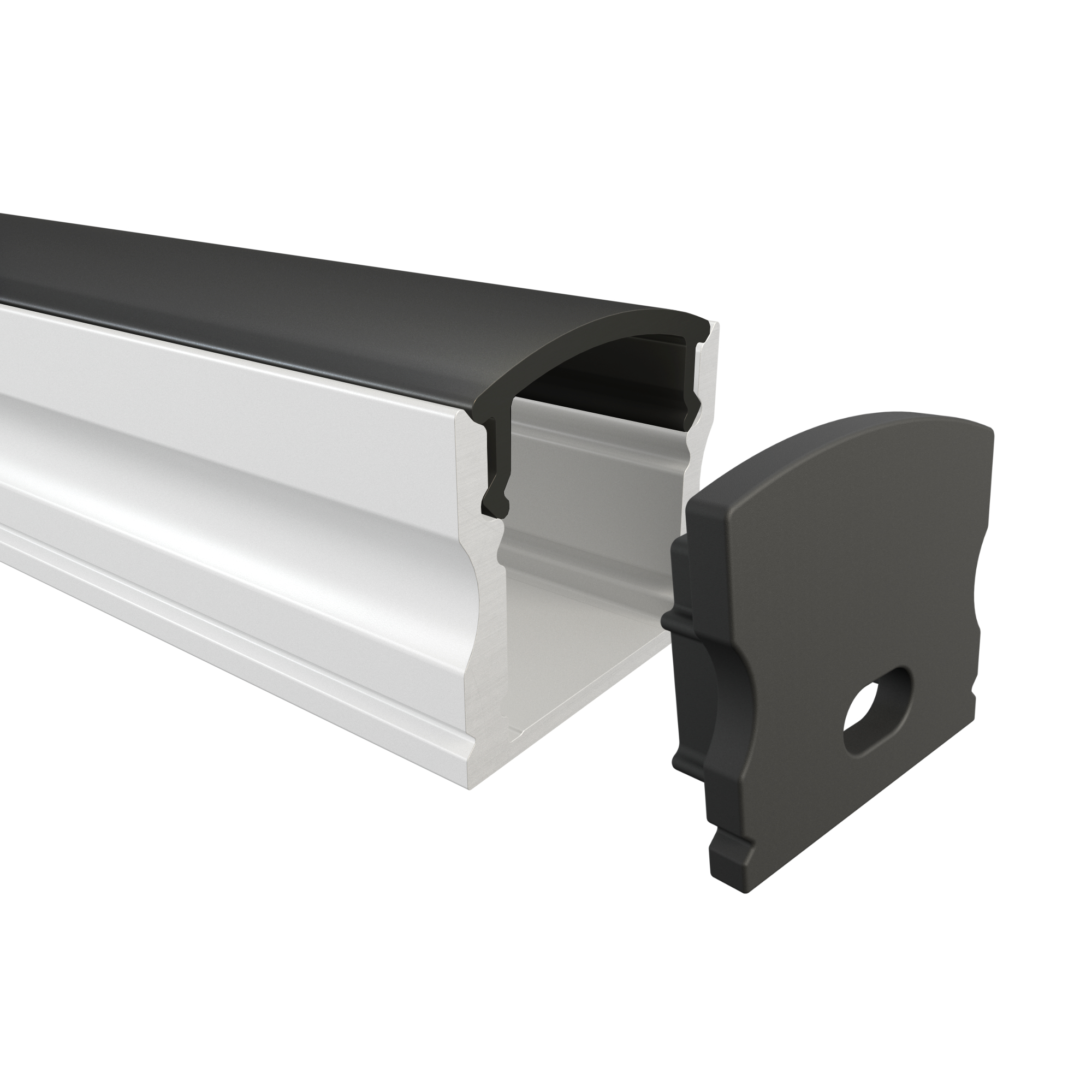 LED Alu Profile Aufputzprofil AGR / U-Profil für 12 mm LED-Streifen - DONAU – Bild 47