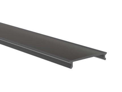 Schwarze Abdeckung für das Aluprofil Saar