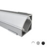 LED Alu Profile Eckprofil / Eck-Profil E45 für 12 mm LED-Streifen  - MOSEL