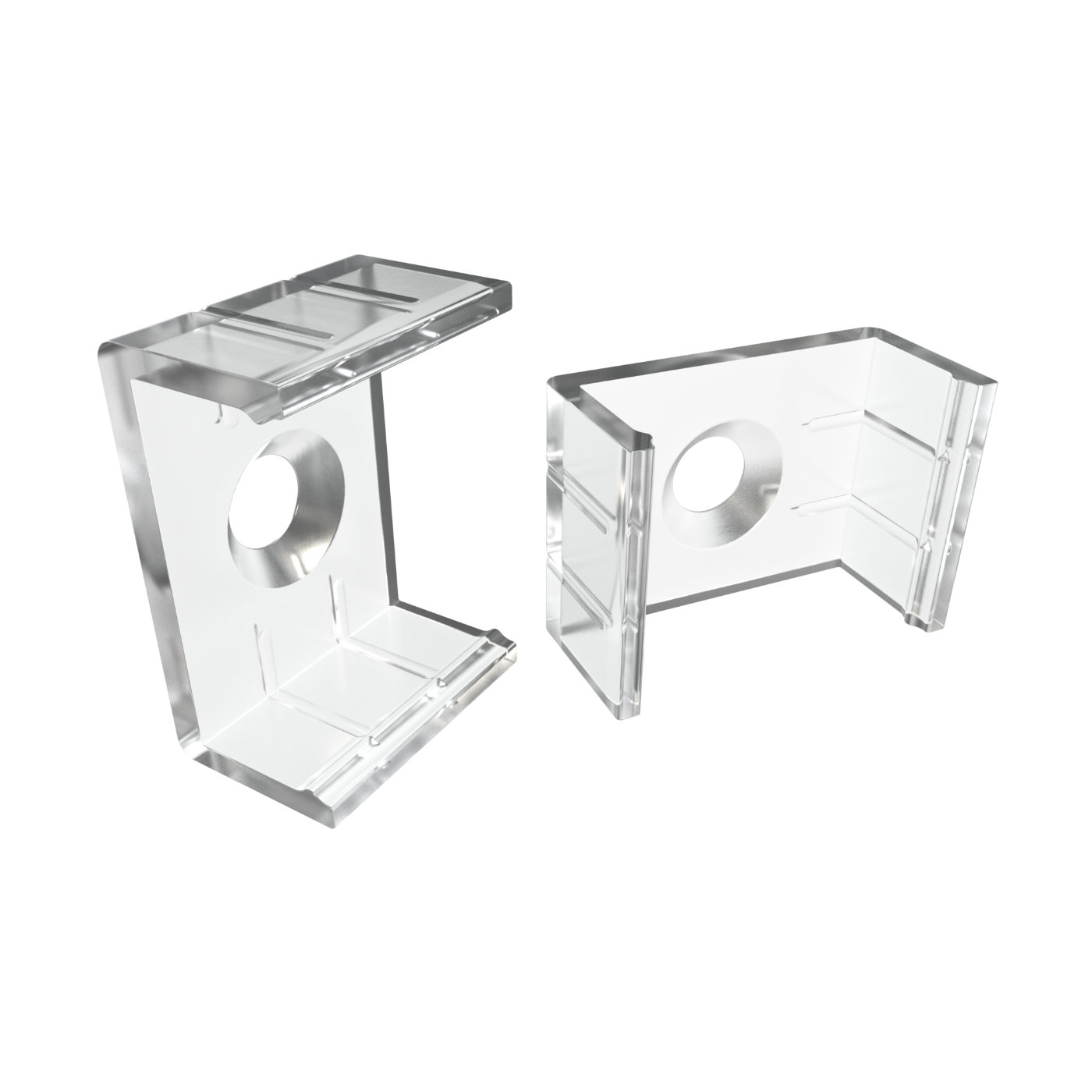 LED Alu Profile Einbauprofil / Flügel-Profil für 12 mm LED-Streifen - RHEIN – Bild 28