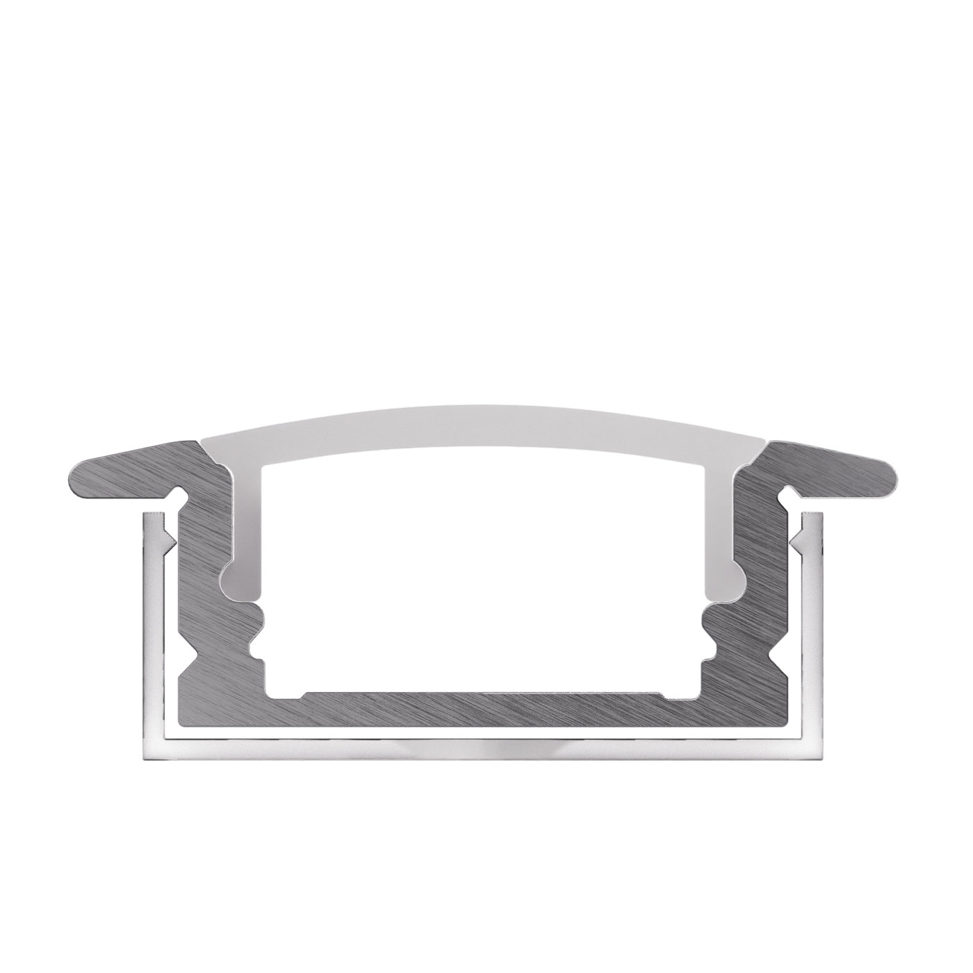 LED Alu Profile Einbauprofil / Flügel-Profil für 12 mm LED-Streifen - RHEIN – Bild 17