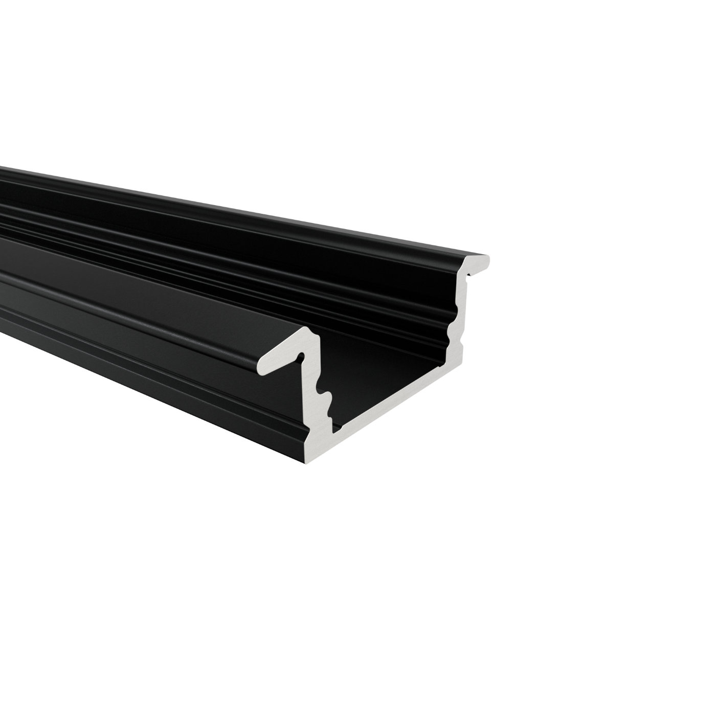 LED Alu Profile Einbauprofil / Flügel-Profil für 12 mm LED-Streifen - RHEIN – Bild 19