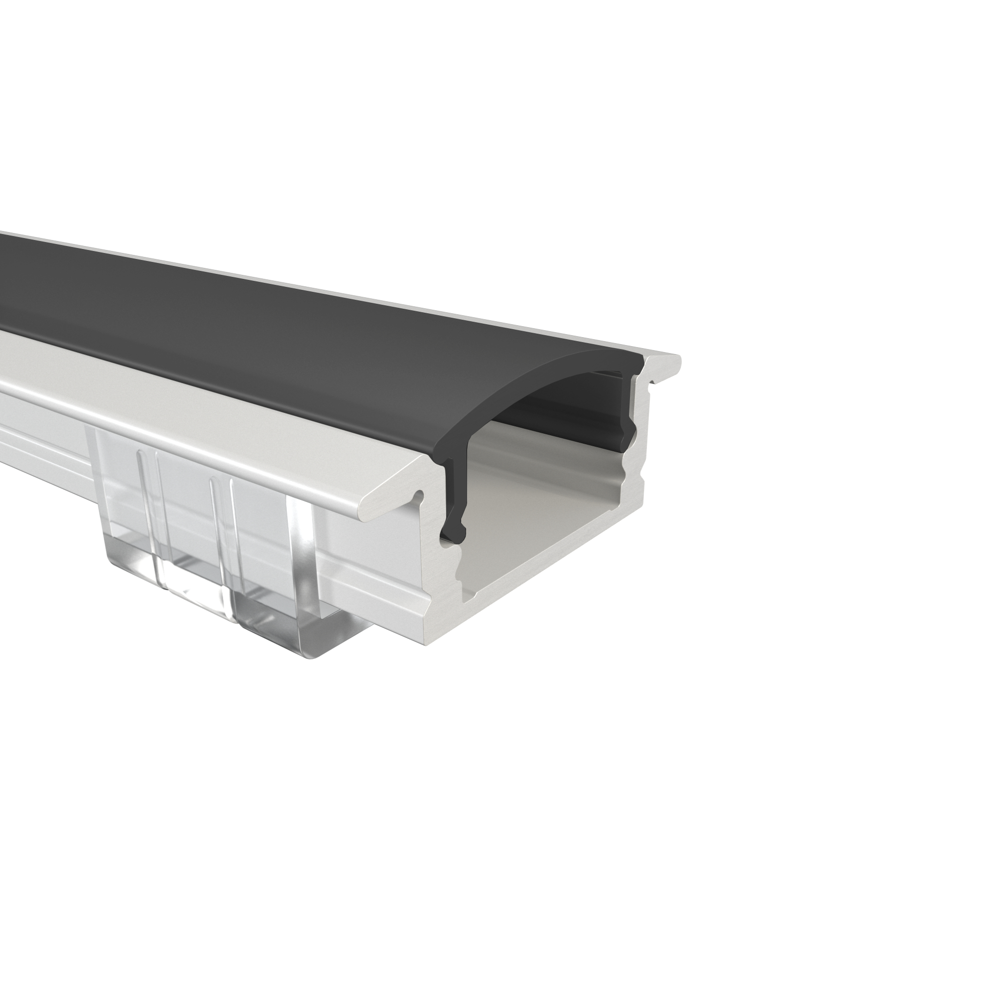 LED Alu Profile Einbauprofil / Flügel-Profil für 12 mm LED-Streifen - RHEIN – Bild 13