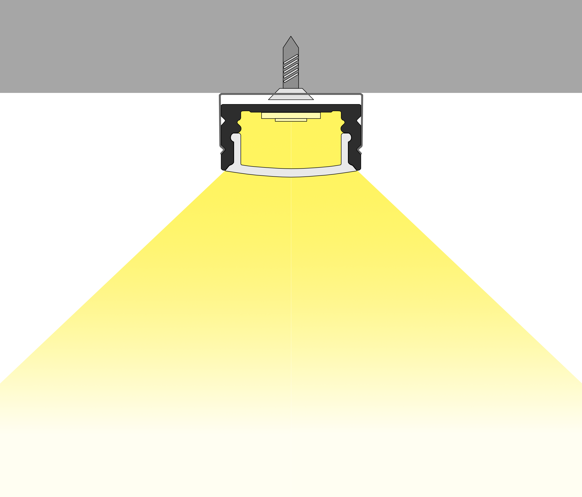 LED Alu Profile Aufputzprofil für 16mm LED-Streifen mit einklickbarer Abdeckung - SAAR – Bild 16
