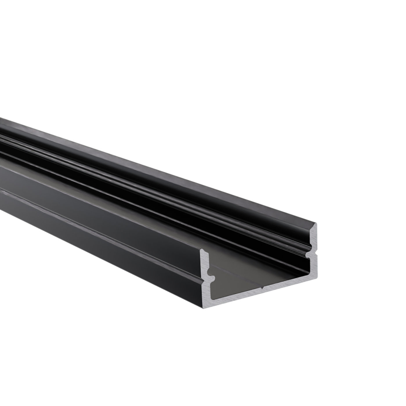 LED Alu Profile Aufputzprofil für 16mm LED-Streifen mit einklickbarer Abdeckung - SAAR – Bild 18