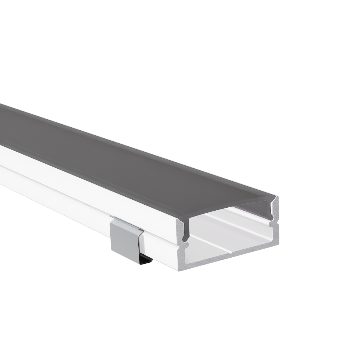 LED Alu Profile Aufputzprofil für 16mm LED-Streifen mit einklickbarer Abdeckung - SAAR – Bild 12