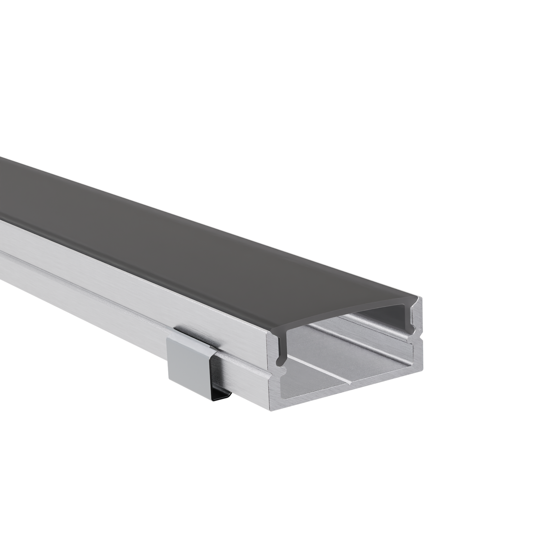 LED Alu Profile Aufputzprofil für 16mm LED-Streifen mit einklickbarer Abdeckung - SAAR – Bild 5