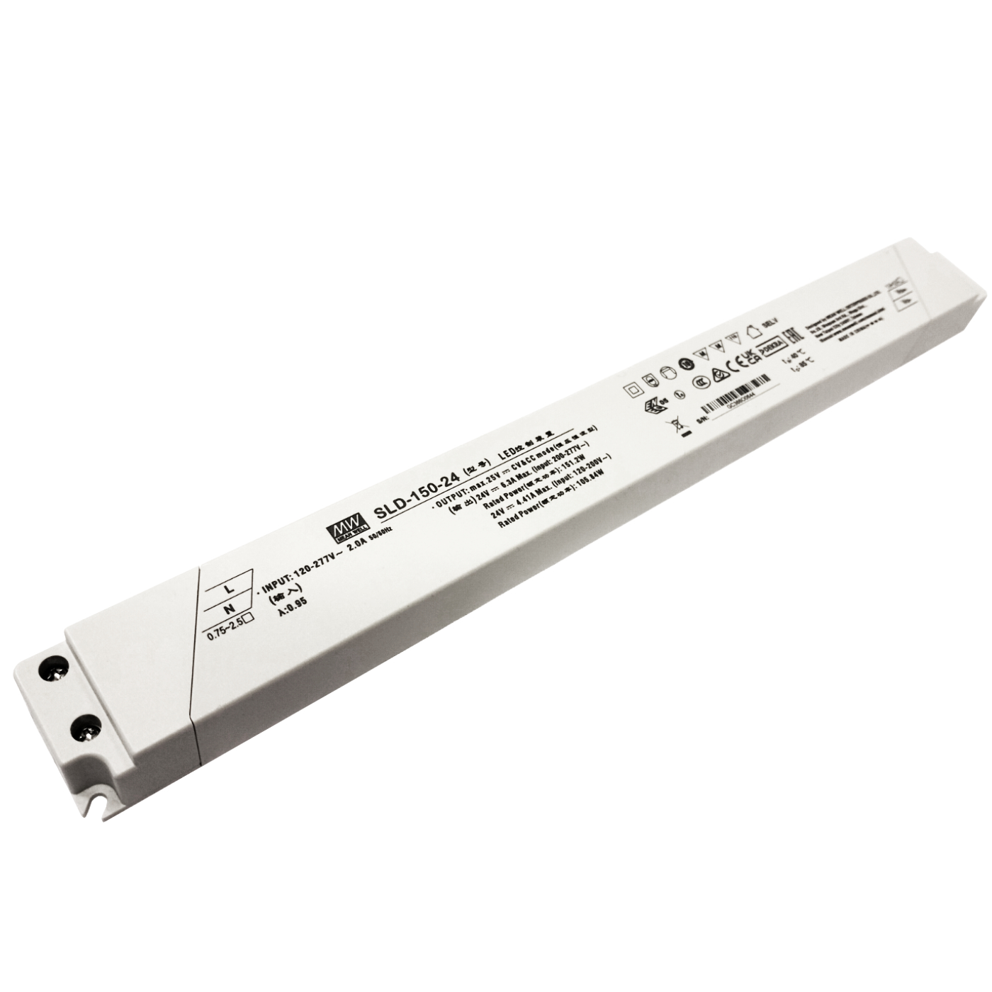 Meanwell Netzteil 150 Watt 24V DC IP20 Trafo MM SLD-150-24 – Bild 6