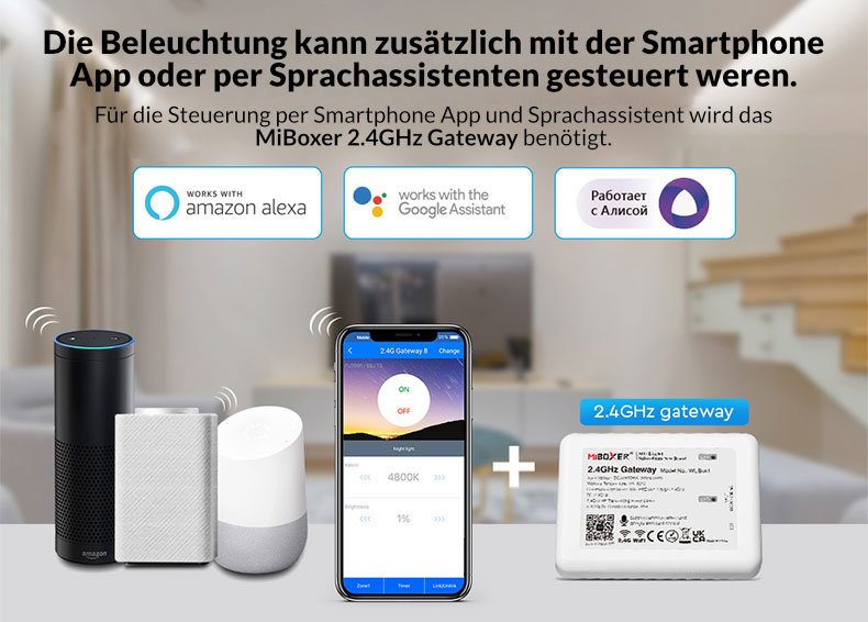 Schienenstrahler | RGB+CCT | 12W | Miboxer | – Bild 8