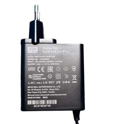 MEAN WELL NGE65E24-P1J 65W Steckernetzteil
