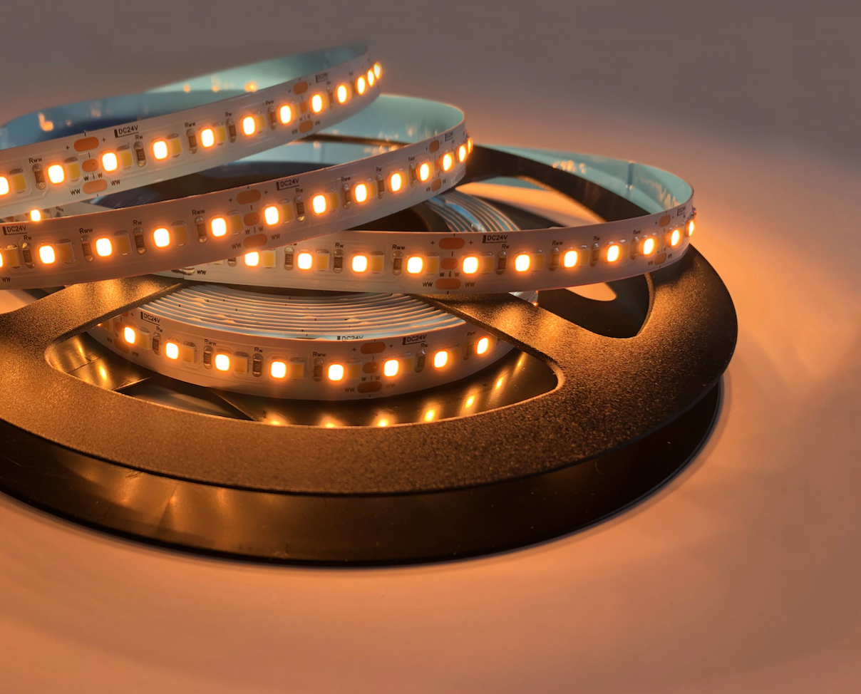 5m LED-Streifen - IP20 - HAMBURG-ECO - warmweiß/kaltweiß CCT Deep Tunable 2100-6000K und 1820 Leds/5m 24V – Bild 3